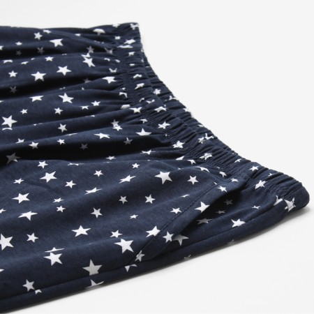 Homemade female set (jumper and trousers), dark blue color, size 52-8