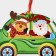 Decorative decoration (suspension) "Merry Christmas" 45x38.5 cm