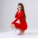 Lapsha dress in the kulisk, 44, red