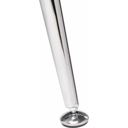 Journal table Round glass/metal, chrome 59x59x52 cm-4