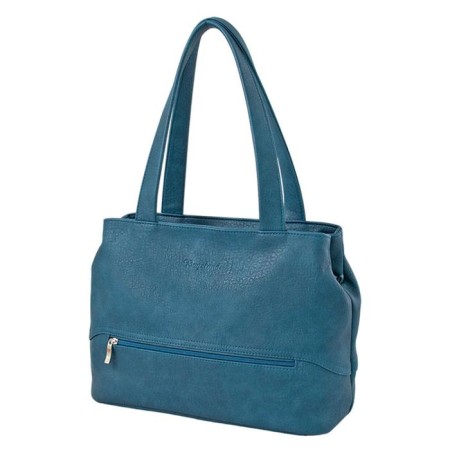 Bag Female claim, lightning, turquoise color