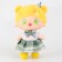 Soft toy "doll" with a hairpin, 25 cm, yellow color