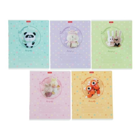 Notebook for registrations 12 sheets in a frequent scythe ruler with an additional line "Vyazniki", an offset block, mix