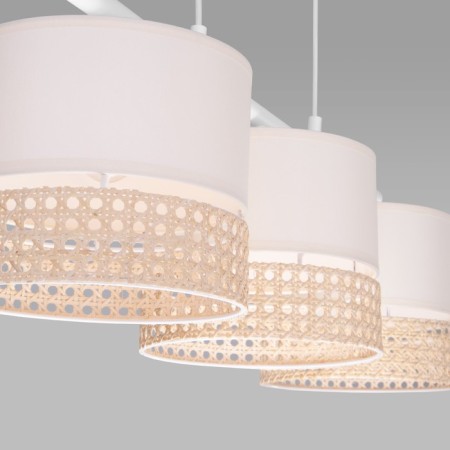 Suspended lamp Paglia, 60W, E27, 70x20 cm-4