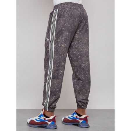 Joggers male, size 50, dark gray color-14