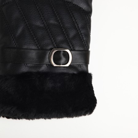 Gloves husband 26.5*1*11 cm, leather claim, insulation claim, prayer, (h), black-1