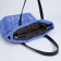 Board of lightning, external pocket, long belt, blue color