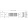 Hofrosif "Ani Plast" G116, 1 1/2 "x 40/50 mm, elongated, l = 571-1401 mm