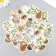 Stickers for creativity "Fragrant coffee" set of 46 pcs 4.4x4.4x1.1 cm