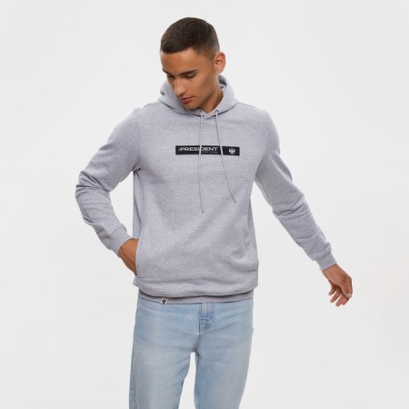 Hoody President, size XS, gray color-1