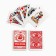 Paper Paper Cards Wild King, 55 pcs, 280 g/m2, red, 6.3 x 8.8 cm
