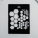 Plastic stencil "Gate No. 25" 14.5x20cm