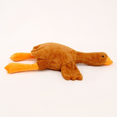 Soft toy "Goose", 90 cm, beige color-3