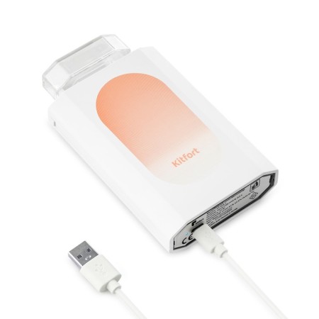 KITFORT KT-406-3 fan, 2.1 W, 1 mode, white-orange-4