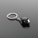 Cartage keychain, motorcycle helmet, black
