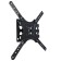 Kronstein Luazon Kron-58, for TV, inclined-horned, 14-55 ", 40-380 mm from the wall, black