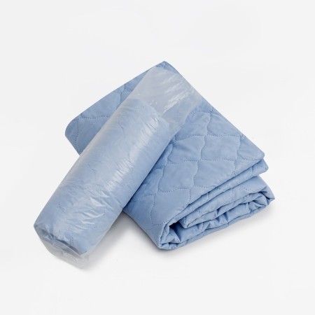 Cover 140x215cm, blue, synthetic winterizer 100g/m, microfiber 80g/m, 100% polyester-2
