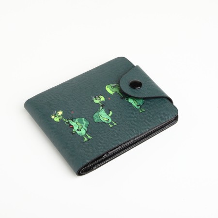 Wallet on the button, the color is green-2