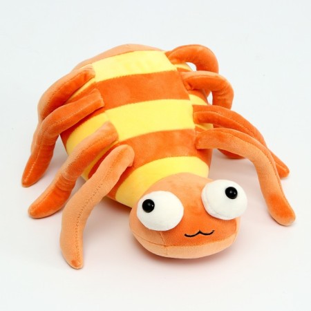 Soft toy "Spider", 27 cm, orange color-3