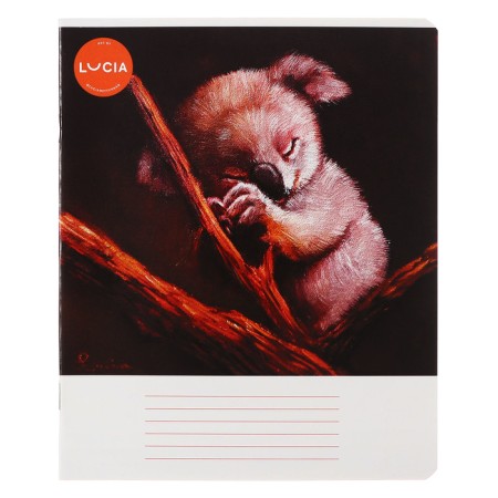 Notebook 12 sheets in the cage "Learn yourself!", Cover coated cardboard, block 65 g/m2, mix-2