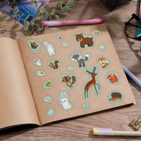 Paper Sticts "Forest inhabitants", 11 x 16 cm-2