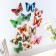 Magnet Plastic "Butterfly shines in the dark" 9 cm mix