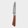Knife for vegetables kitchen shade Forest, blade 9.5 cm, brown color
