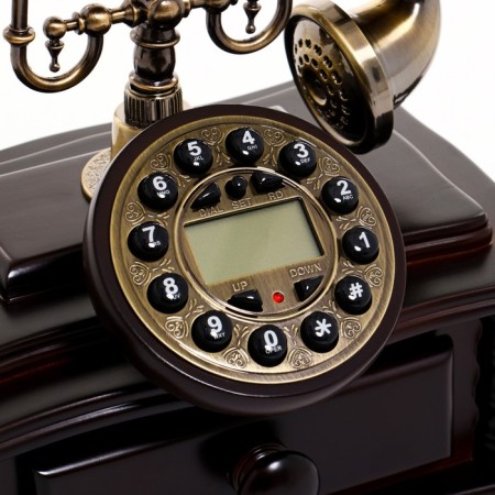 Retro-telephone "Writing table", with a box, 16 x 25 x 26 cm-3
