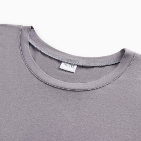 Female set (longshit, trousers) minku: Home Collection Color gray, size 44-6