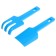 Sand set: shovel 20cm, rake, watering can, 2 mix