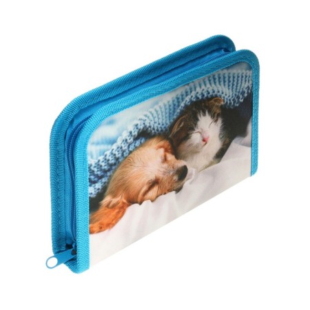 School "Milashki", 13 x 19.5 cm, on a zipper, 1 section, with filling, fabric-2