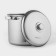 Gretta pan, d = 24 cm, 9 l, capsule, metal cover, induction