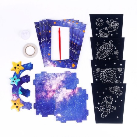 Set for creativity “Create a nightlight with engraving. Space"-2