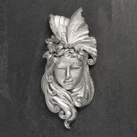 Suspended decor "Venetian mask No. 3" 32x15cm, bronze-1