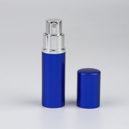 Perfume bottle, with a spray, 10 ml, blue color-8