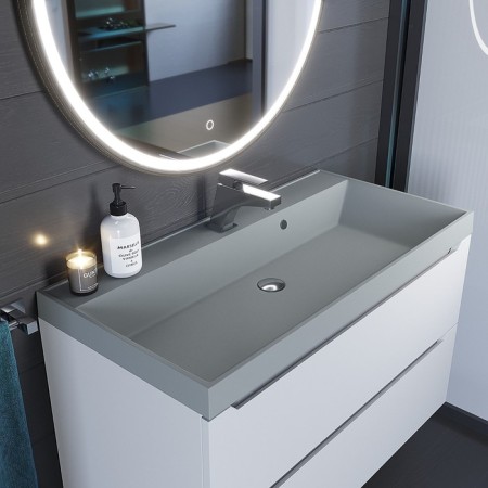 Quartz shell Uperwood Classic Quartz, 100 cm, gray matte, platinum