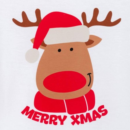 T-shirt New Year Children's KAFTAN "Merry XMAS" Size 34 (122-128 cm)-6
