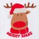 T-shirt New Year Children's KAFTAN "Merry XMAS" Size 34 (122-128 cm)