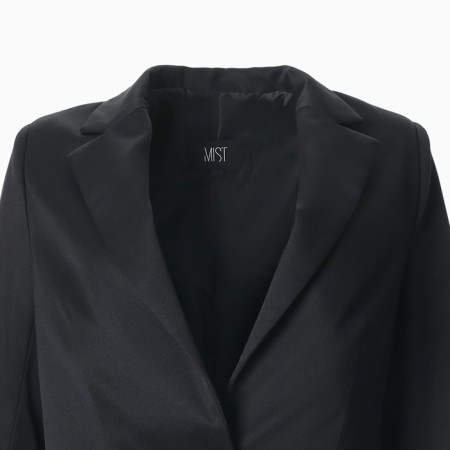 Jacket female single -breasted mist p. 50, black-6