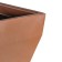 Kashpo for flowers "Quadro" 40x40x34 cm, 36 l, color chocolate