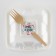 A set for a bento-trap with a fork, confectionery packaging “Make a desire”, 15.4 x 15.2 x 8.8 cm
