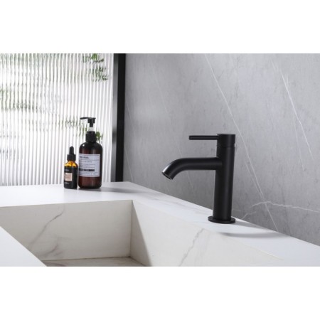 ABBER WASSER KREIS AF8110B sink mixer, single -leaf, pour 120 mm, black-1
