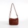 Cross-Bodi Bag on a zipper, brown color
