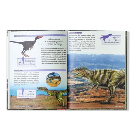Children's Encyclopedia in solid binding "Amazing dinosaurs", 48 p.-4