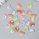 A set of buttons of decorative wood "cubs" (set 25 pcs) 1x1.5 cm