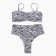 Swimsuit female separate minaku zebra, size 42