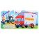 A set of cardboard books with windows, 6 pcs. 12 p.