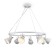 Suspended lamp Freya FR4003PL-08W Roslyn, 850x850x1200 mm, E14, 8x40W, white color