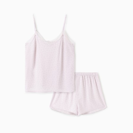 Female pajamas (T -shirt and shorts) Kaftan p. 52-54, lilac-1