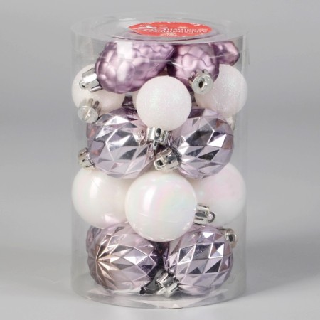A set of jewelry plastic 21 pcs "Isabelle" cones, D-3 and 4.5 cm, white lilac-1